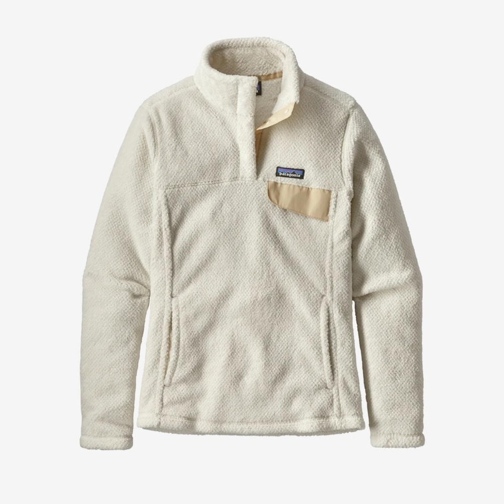 White Patagonia Pullover - Size Medium
